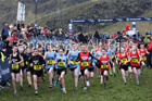 Inter District boys under-13s, 2018 Simplyhealth Great Edinburgh International XCountry. Photo: David T. Hewitson/Sports for All Pics